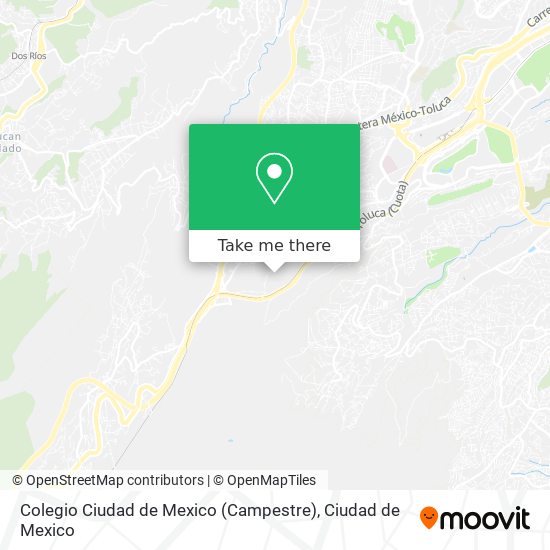 Colegio Ciudad de Mexico (Campestre) map