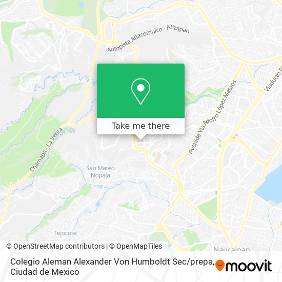 Mapa de Colegio Aleman Alexander Von Humboldt Sec / prepa