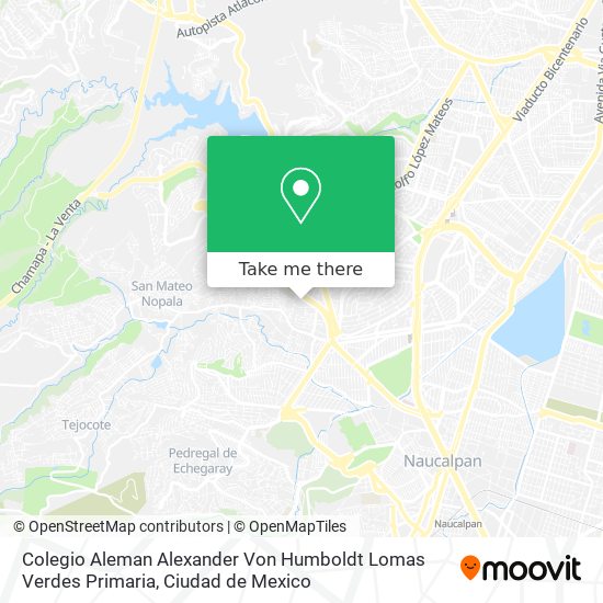 Colegio Aleman Alexander Von Humboldt Lomas Verdes Primaria map