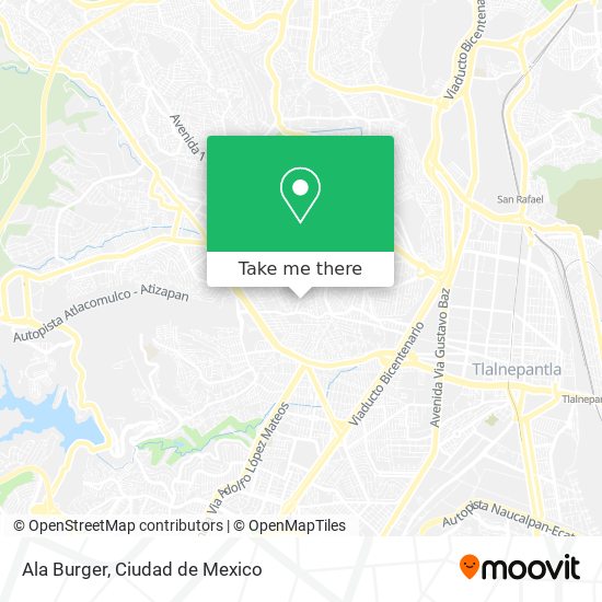 Mapa de Ala Burger