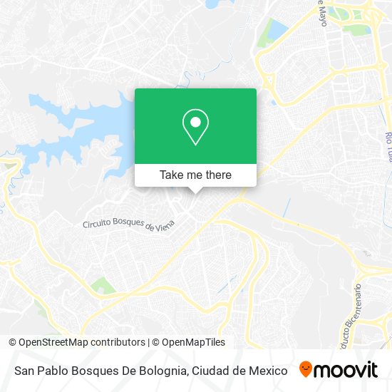 San Pablo Bosques De Bolognia map