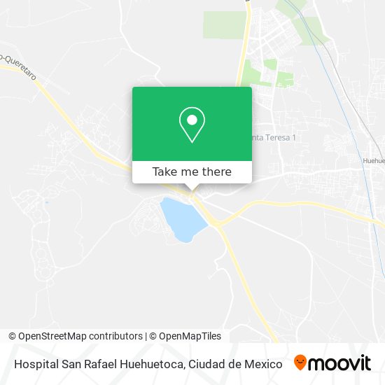 Mapa de Hospital San Rafael Huehuetoca