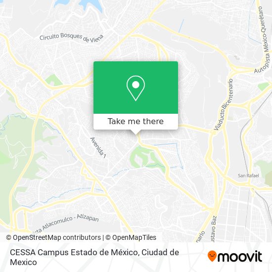 CESSA Campus Estado de México map