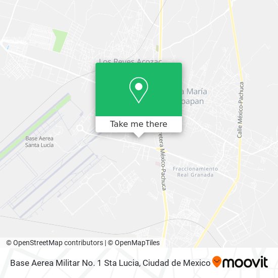 Base Aerea Militar No. 1 Sta Lucia map