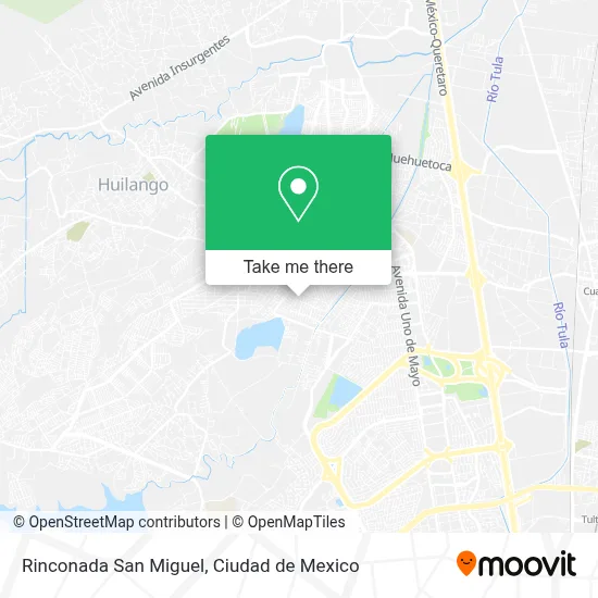 Rinconada San Miguel map