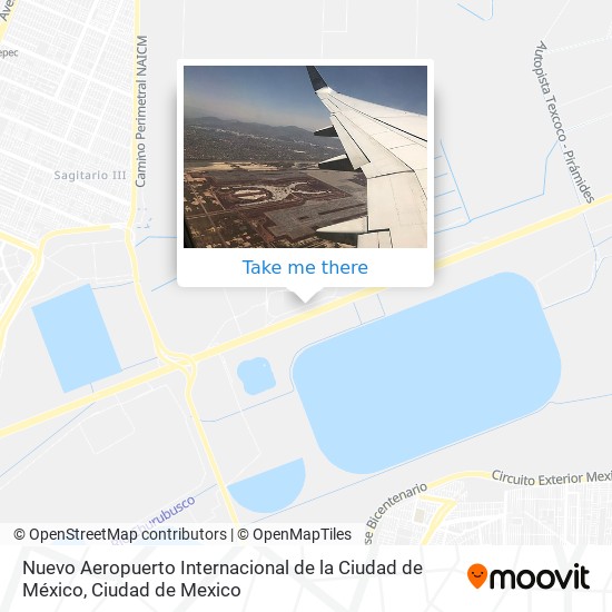 Nuevo Aeropuerto Internacional de la Ciudad de México map
