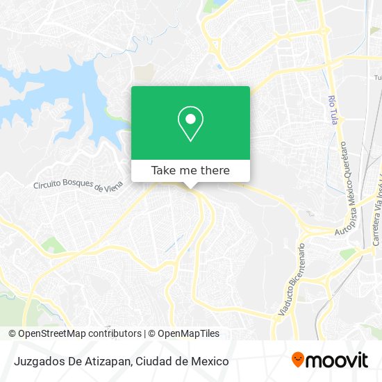 Juzgados De Atizapan map