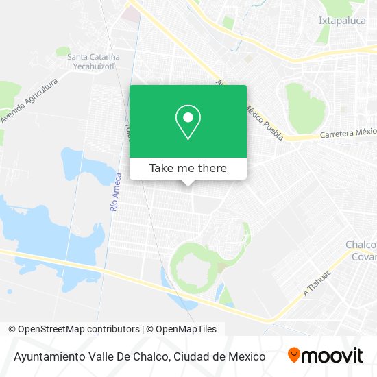 Mapa de Ayuntamiento Valle De Chalco