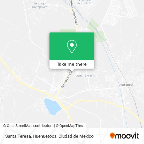 Santa Teresa, Huehuetoca map