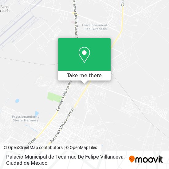 Palacio Municipal de Tecámac De Felipe Villanueva map