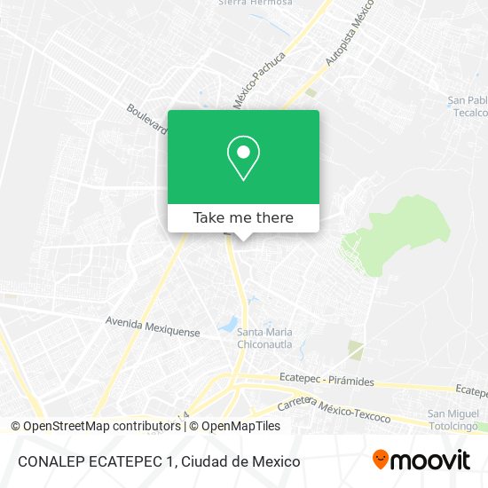 CONALEP ECATEPEC 1 map