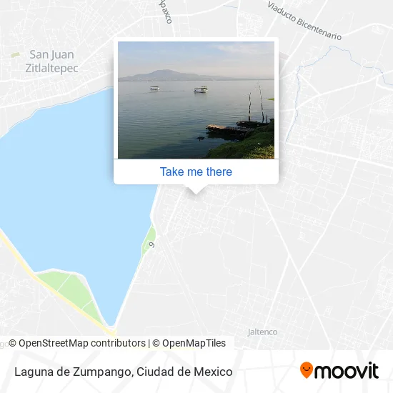 Laguna de Zumpango map