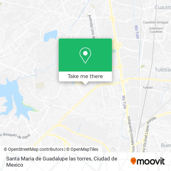 Santa Maria de Guadalupe las torres map