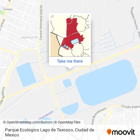 Parque Ecologico Lago de Texcoco map