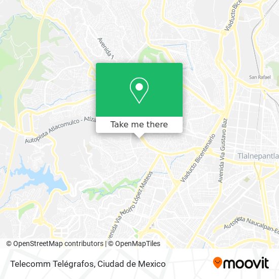 Mapa de Telecomm Telégrafos