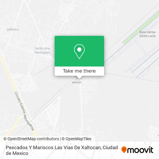 Pescados Y Mariscos Las Vias De Xaltocan map