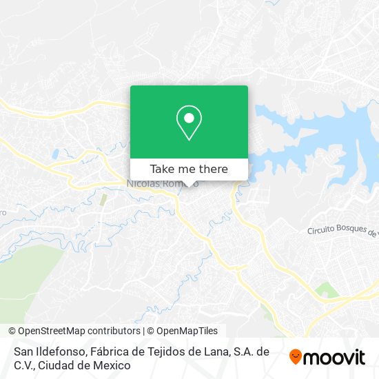 San Ildefonso, Fábrica de Tejidos de Lana, S.A. de C.V. map