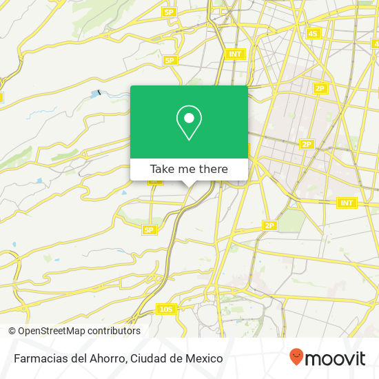 Farmacias del Ahorro map