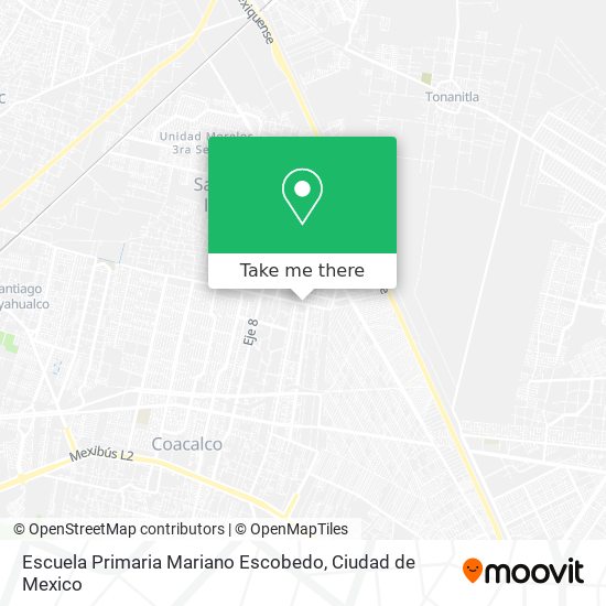Escuela Primaria Mariano Escobedo map
