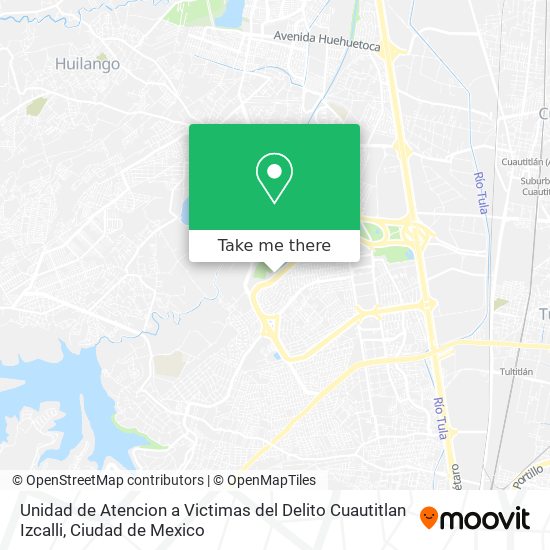 Unidad de Atencion a Victimas del Delito Cuautitlan Izcalli map