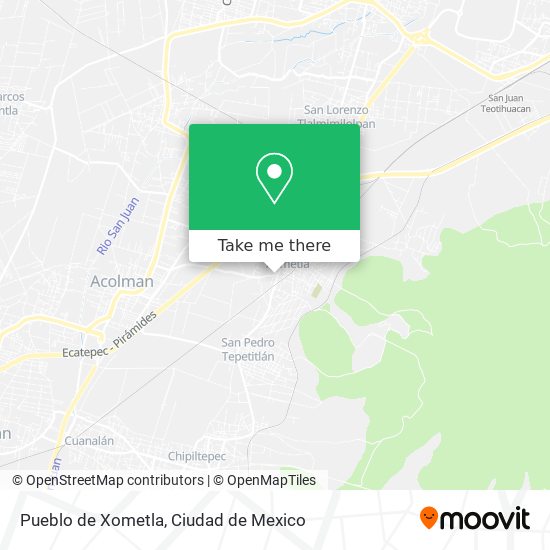 Pueblo de Xometla map