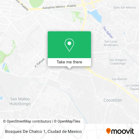 Bosques De Chalco 1 map