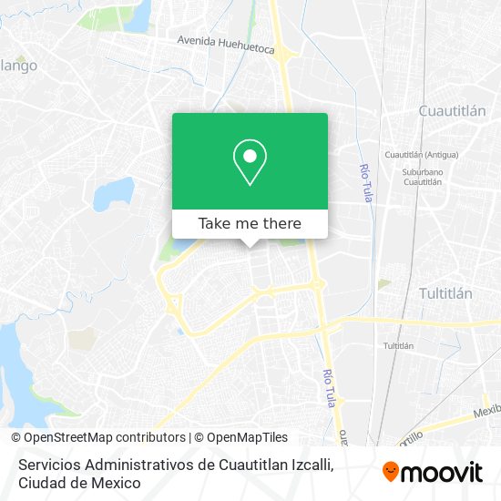 Servicios Administrativos de Cuautitlan Izcalli map