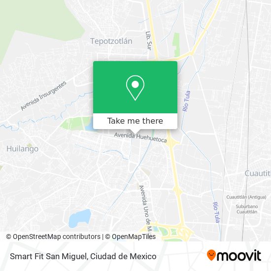 Smart Fit San Miguel map