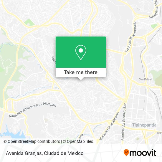 Avenida Granjas map