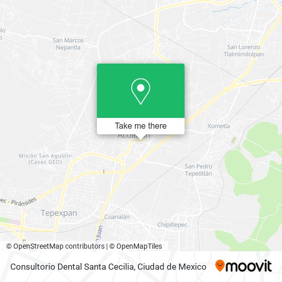 Mapa de Consultorio Dental Santa Cecilia