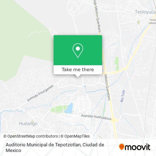 Auditorio Municipal de Tepotzotlan map
