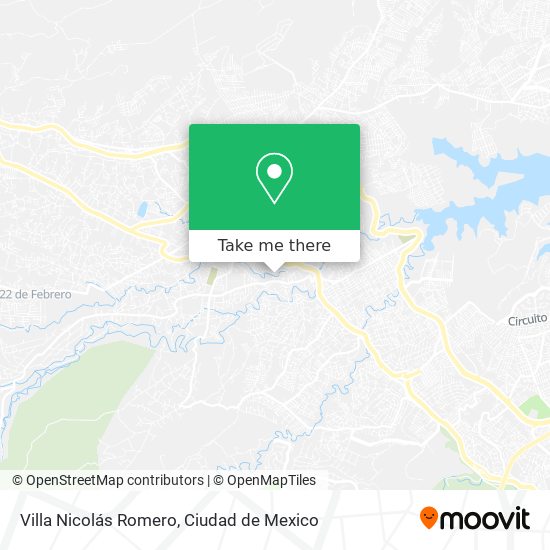 Villa Nicolás Romero map