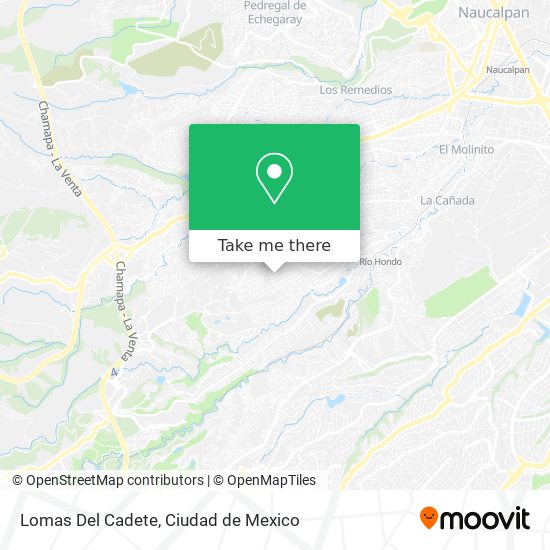Lomas Del Cadete map