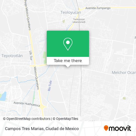Mapa de Campos Tres Marias
