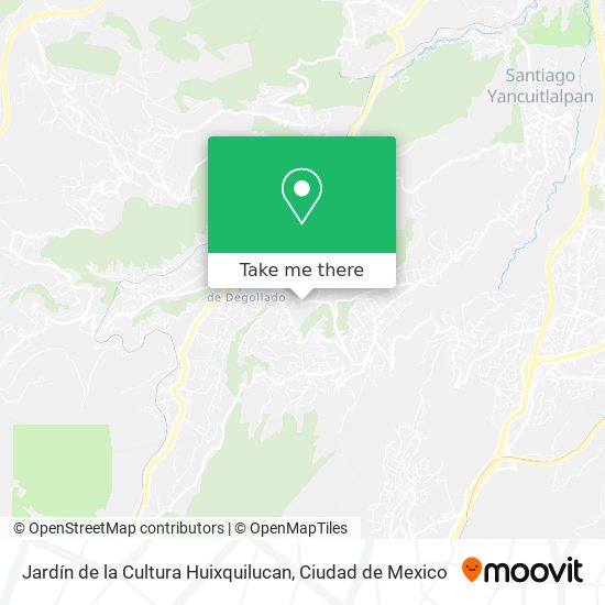 Mapa de Jardín de la Cultura Huixquilucan