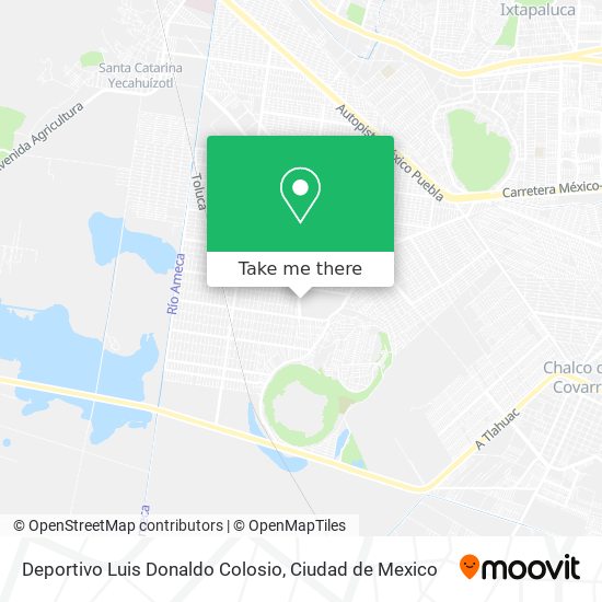 Mapa de Deportivo Luis Donaldo Colosio
