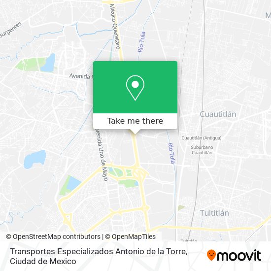 Mapa de Transportes Especializados Antonio de la Torre