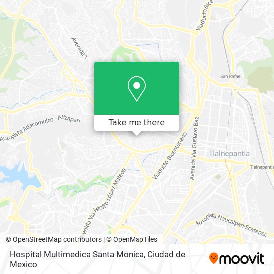 Hospital Multimedica Santa Monica map