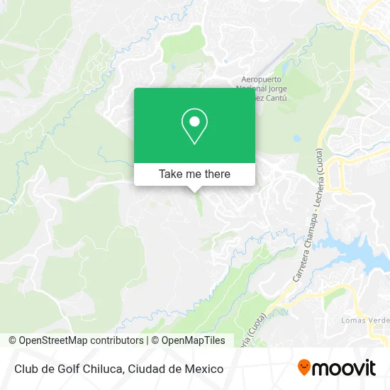Club de Golf Chiluca map