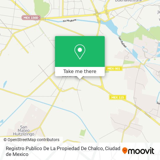 Registro Publico De La Propiedad De Chalco map