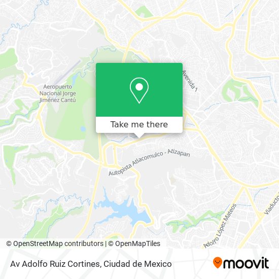 Av Adolfo Ruiz Cortines map