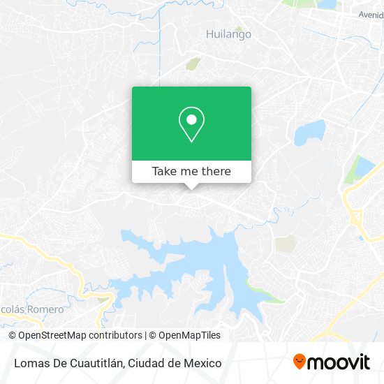 Lomas De Cuautitlán map