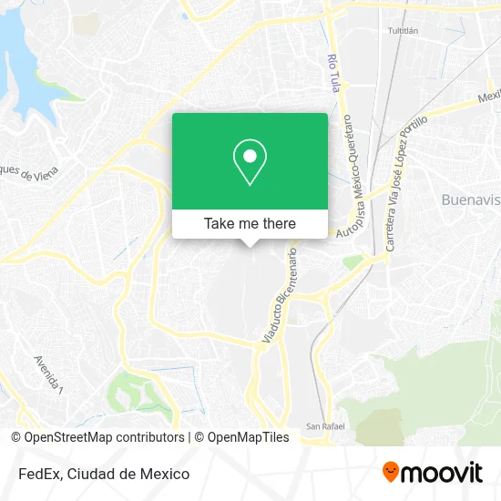FedEx map