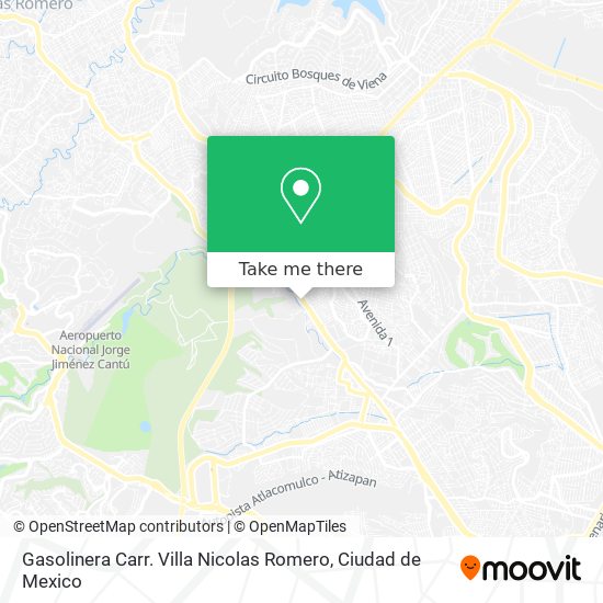 Mapa de Gasolinera Carr. Villa Nicolas Romero