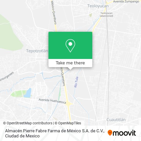 Almacén Pierre Fabre Farma de México S.A. de C.V. map