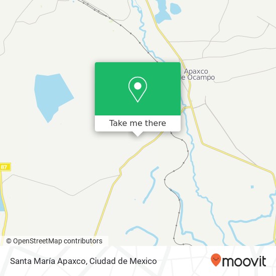 How to get to Santa María Apaxco in Atotonilco De Tula by Bus or Train?