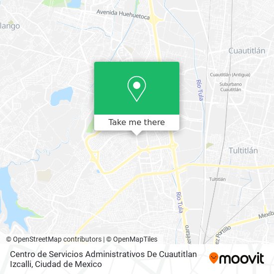 Centro de Servicios Administrativos De Cuautitlan Izcalli map