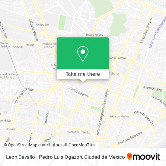 Leon Cavallo - Pedro Luis Ogazon map