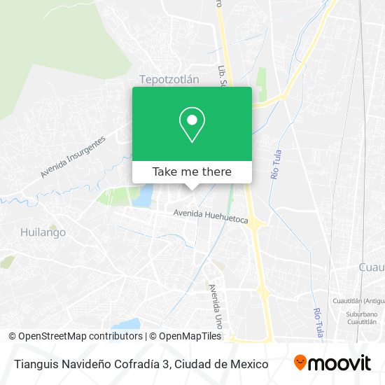 Tianguis Navideño Cofradía 3 map