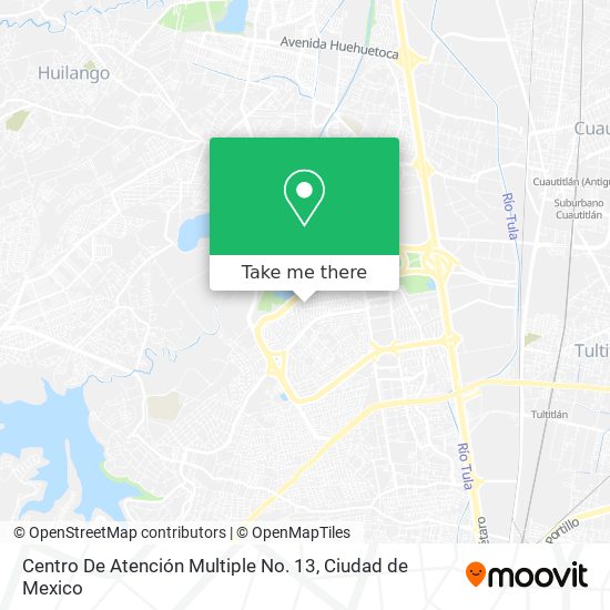 Centro De Atención Multiple No. 13 map